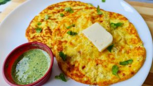 keto cheese paratha
