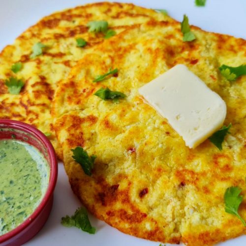 keto cheese paratha