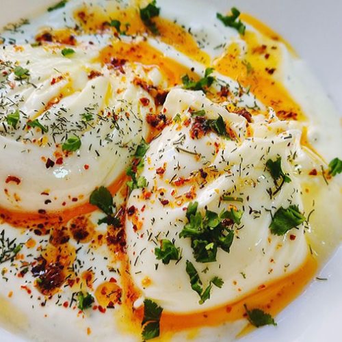 Turkish Eggs Keto Style