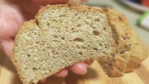 2 Ingredient Flaxseed Bread