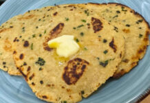 Crispy Keto Lachha Paratha Crispy Keto Lachha Paratha